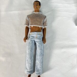 Vtg 1987 Barbie African American  Ken Doll
